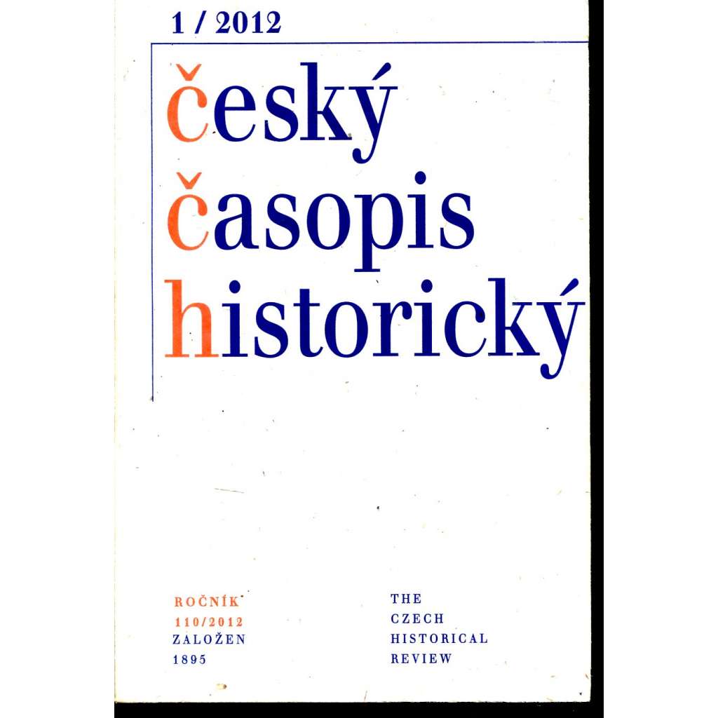 Český časopis historický 1/2012