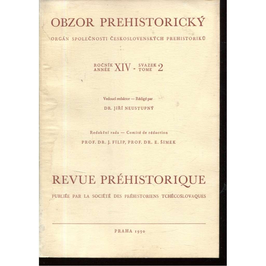 Obzor prehistorický XIV/2-1950