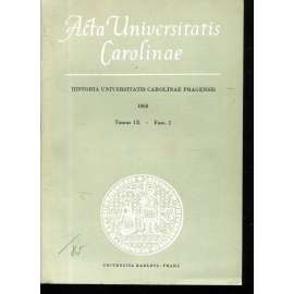 Historia Universitatis Carolinae Pragensis, IX/2, 1968