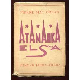 Atamanka Elsa - obálka Josef Čapek