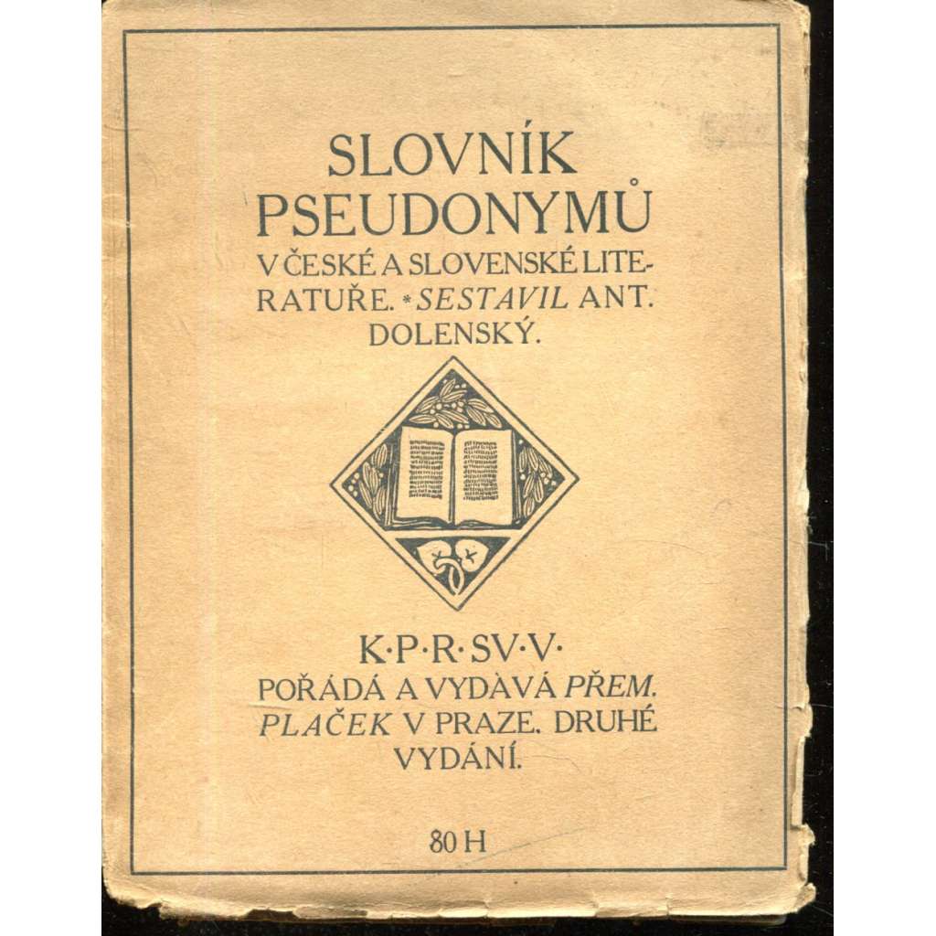 Slovník pseudonymů v české a slovenské literatuře