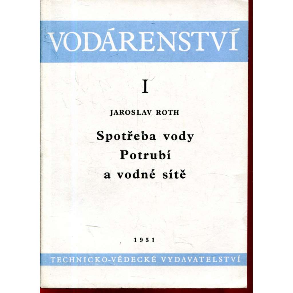 Vodárenství I. část