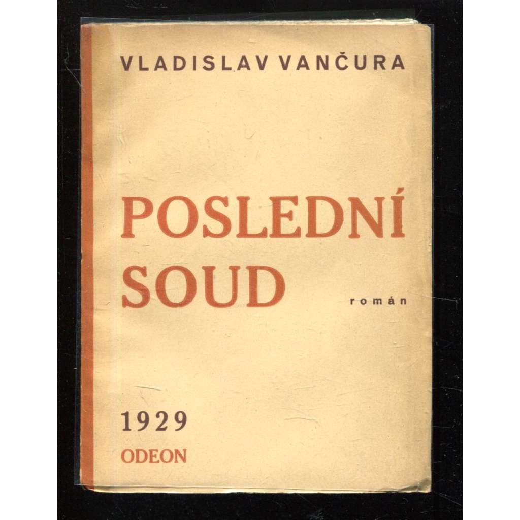 Poslední soud (obálka Karel Teige)