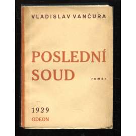 Poslední soud (obálka Karel Teige)