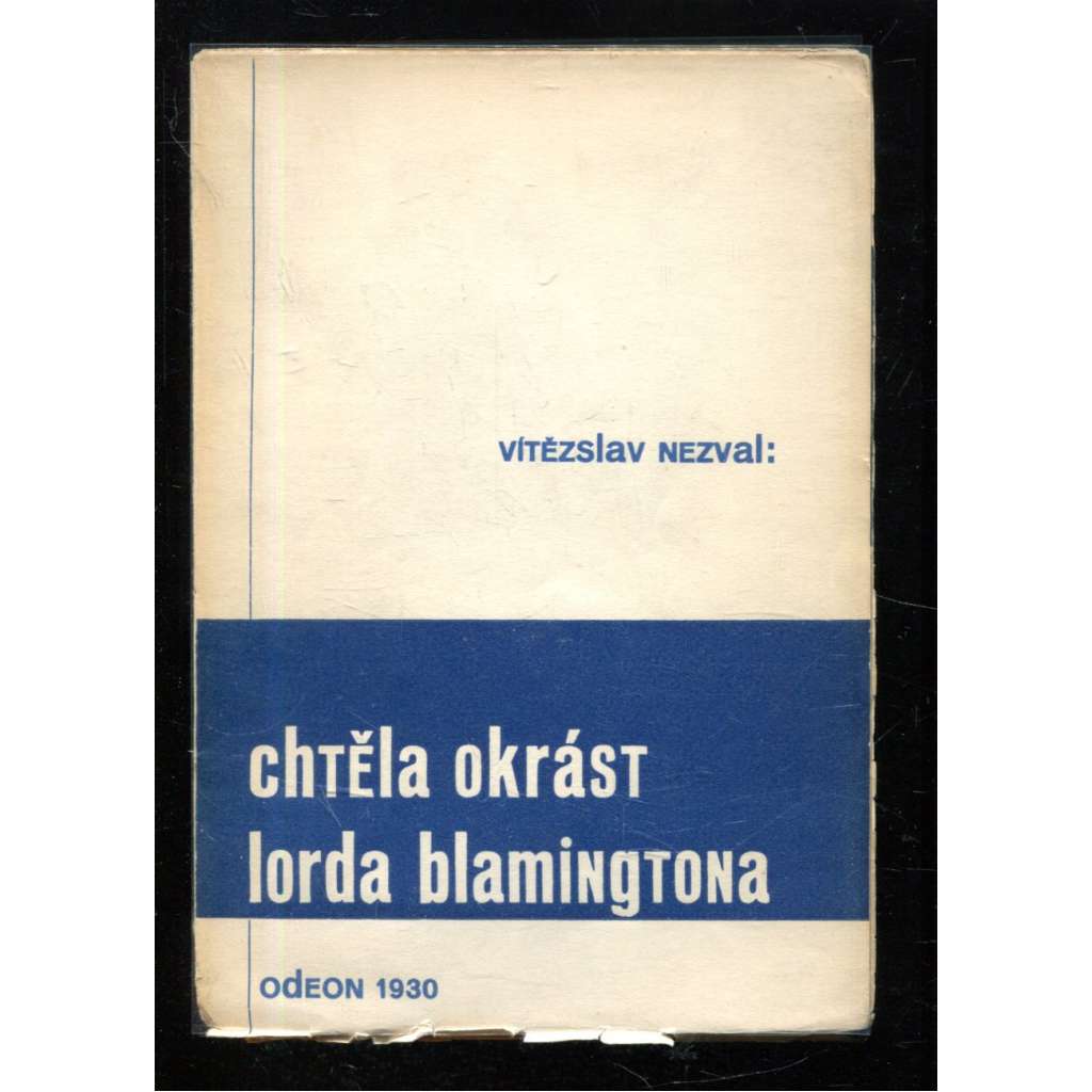 Chtěla okrást lorda Blamingtona (typo Karel Teige)