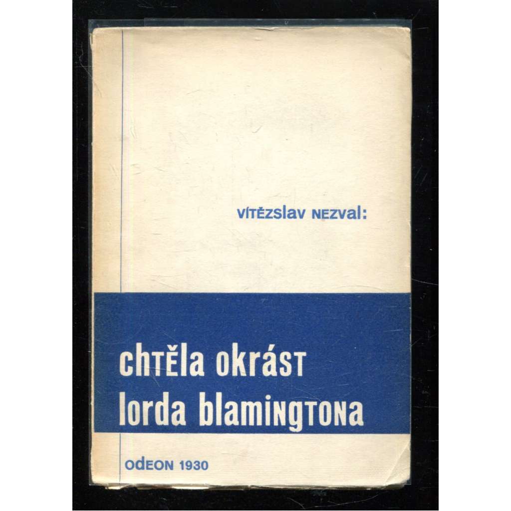 Chtěla okrást lorda Blamingtona (typo Karel Teige)