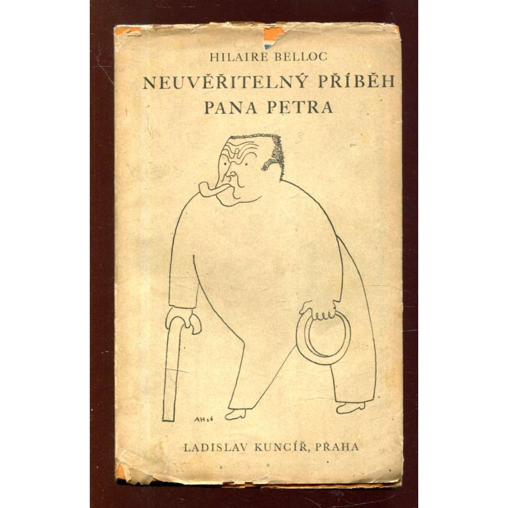 Neuvěřitelný příběh pana Petra (obálka Adolf Hoffmeister)