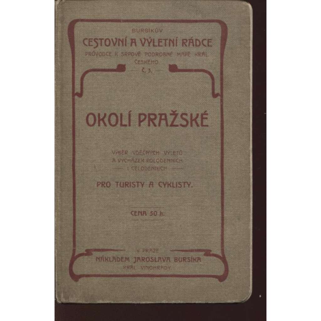 Okolí pražské pro turisty a cyklisty