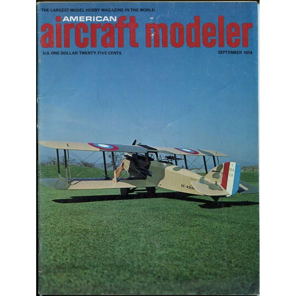American Aircraft Modeler 9/1974, Vol. 78, No. 9 (letadla, modelářství)