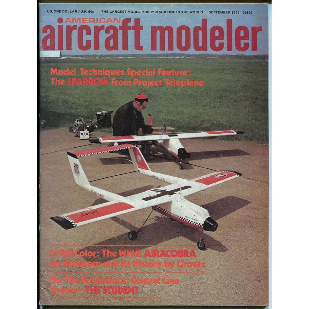 American Aircraft Modeler 9/1973, Vol. 77, No. 3 (letadla, modelářství)