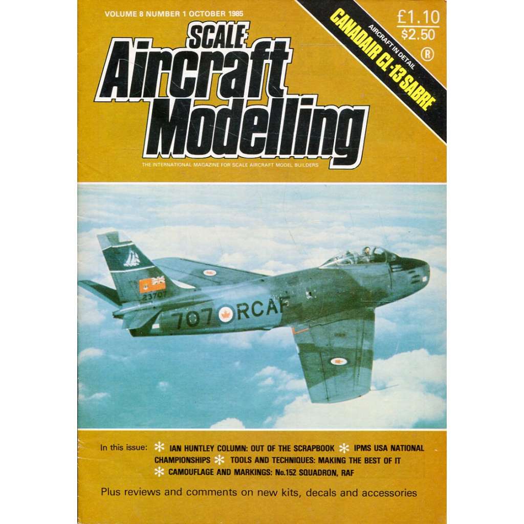 Scale Aircraft Modelling 10/1985, Vol. 8, No. 1 (letadla, modelářství)