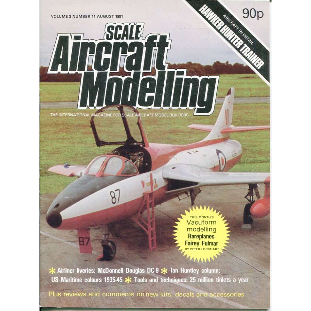 Scale Aircraft Modelling 8/1981, Vol. 3, No. 11 (letadla, modelářství)