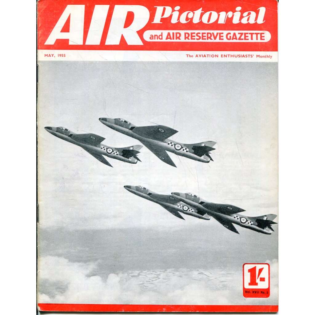 Air Pictorial 5/1955, Vol. 17, No. 5 (letadla, letectví)