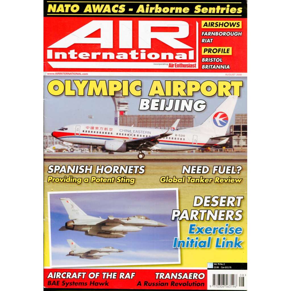 Air International 8/2008, Vol. 75, No. 2 (letectví, letadla)