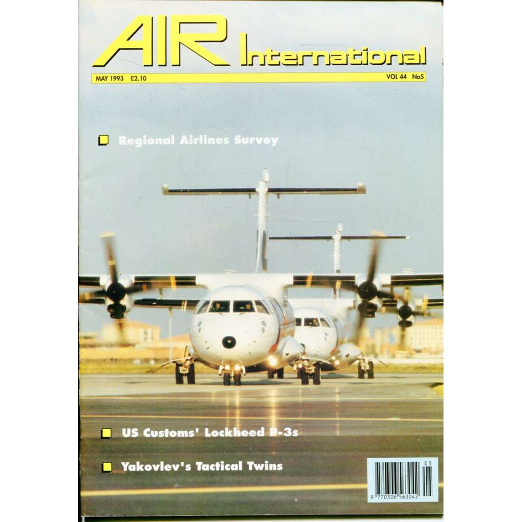Air International 5/1993, Vol. 44, No. 5 (letectví, letadla)