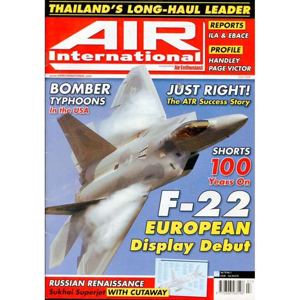 Air International 7/2008, Vol. 75, No. 1 (letectví, letadla)