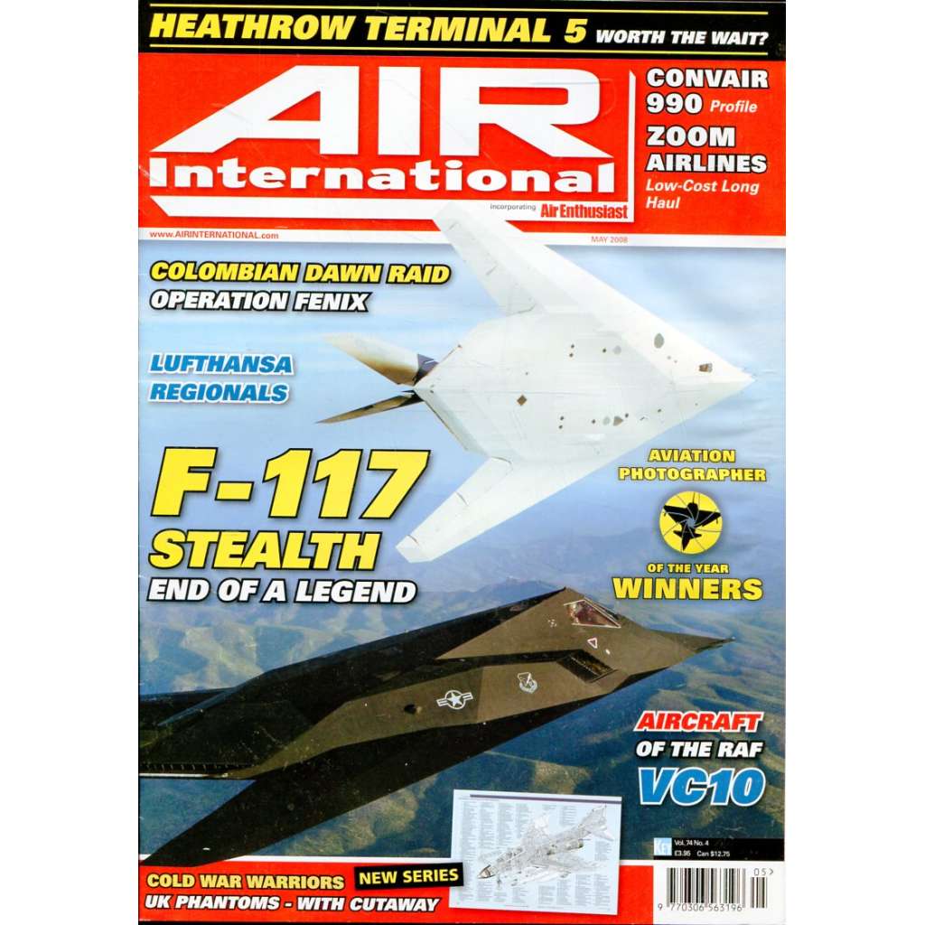 Air International 5/2008, Vol. 74, No. 5 (letectví, letadla)