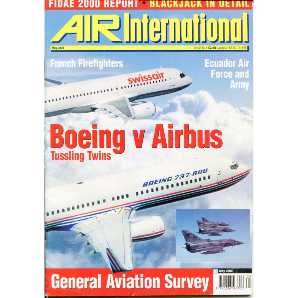 Air International 5/2000, Vol. 58, No. 5 (letectví, letadla)