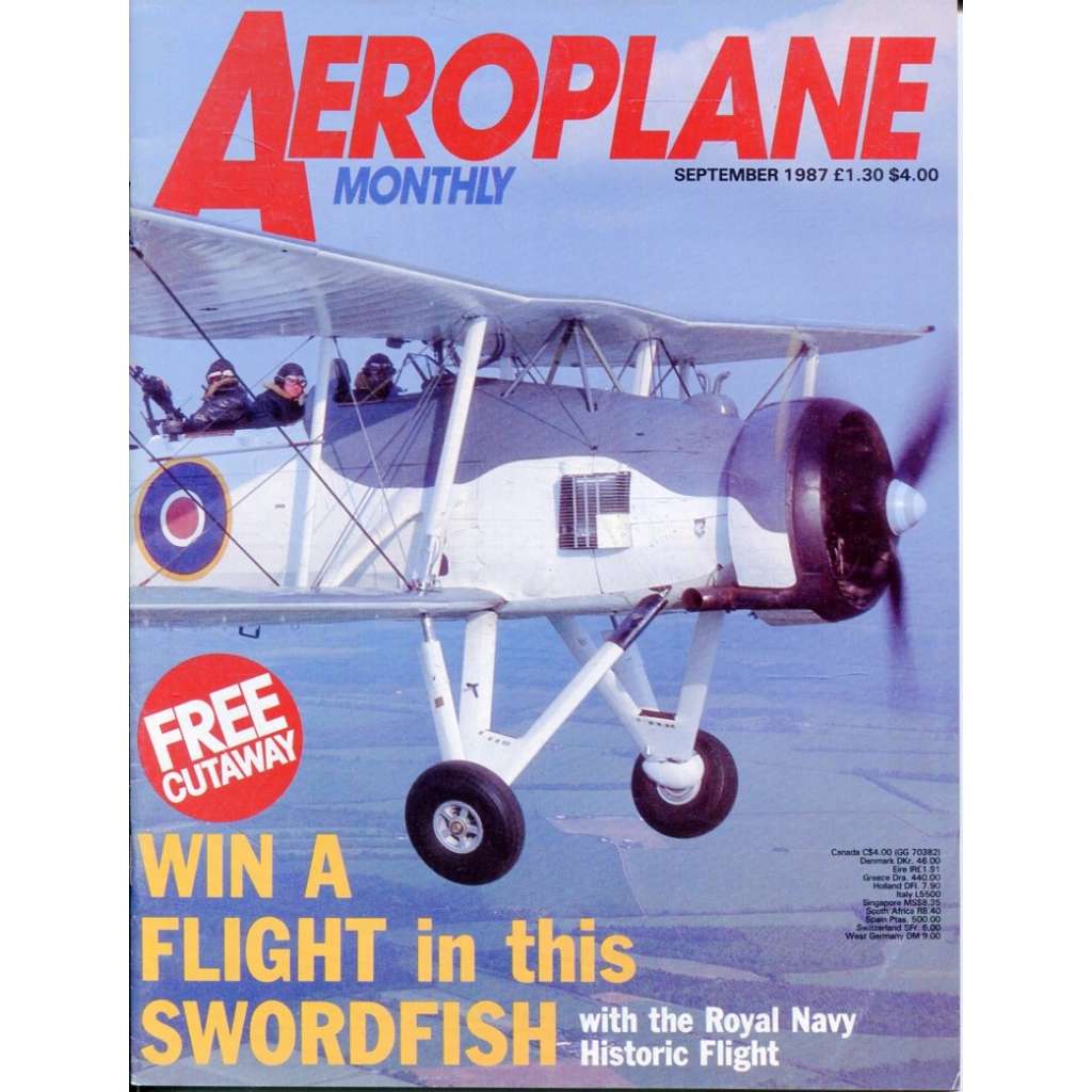 Aeroplane Monthly 9/1987, Vol. 15, No. 9, Issue No. 173 (letectví, letadla)