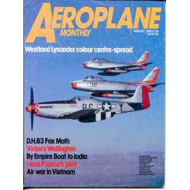 Aeroplane Monthly 8/1986, Vol. 14, No. 8, Issue No. 160 (letectví, letadla)