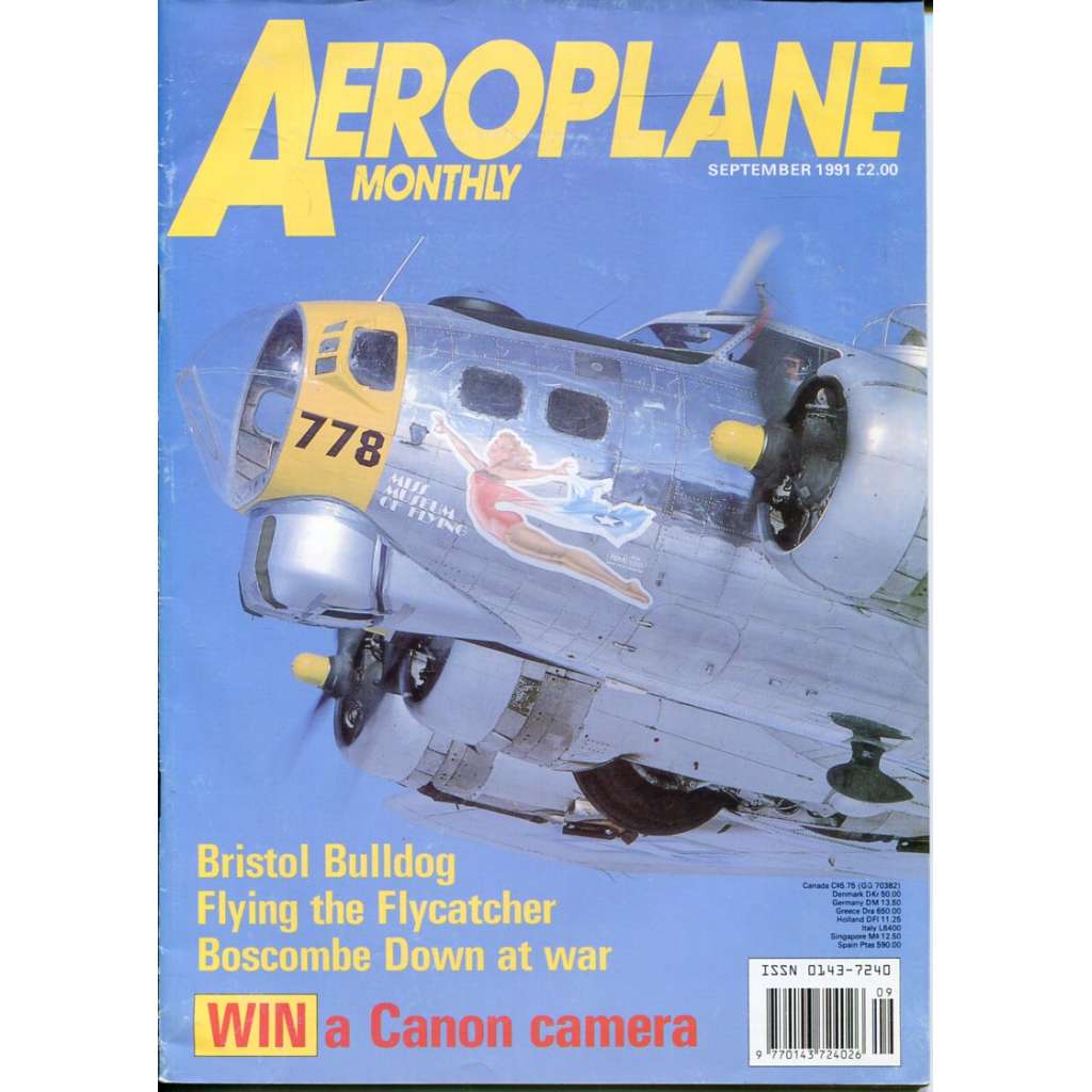 Aeroplane Monthly 9/1991, Vol. 19, No. 9, Issue No. 221 (letectví, letadla)