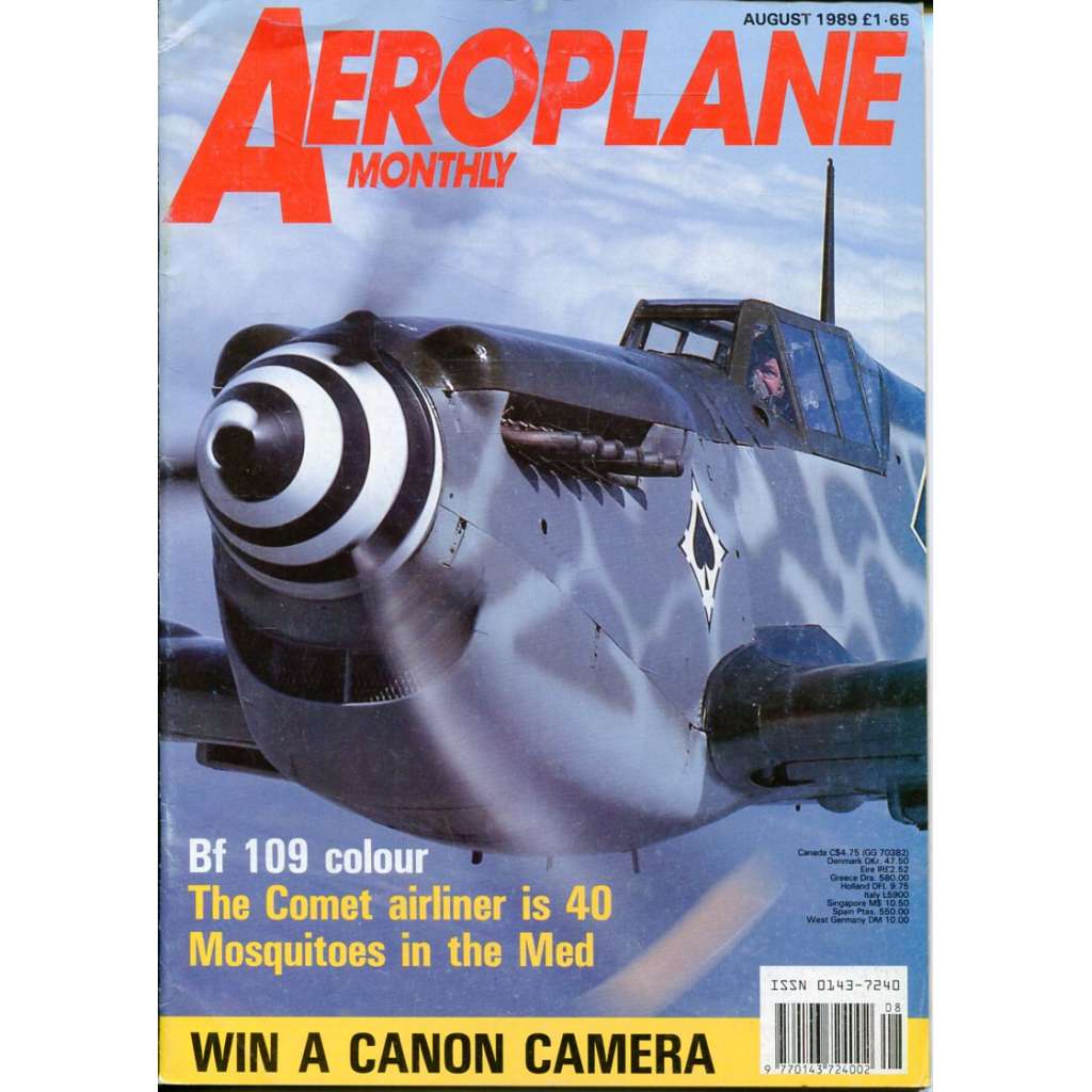 Aeroplane Monthly 8/1989, Vol. 17, No. 8, Issue No. 196 (letectví, letadla)