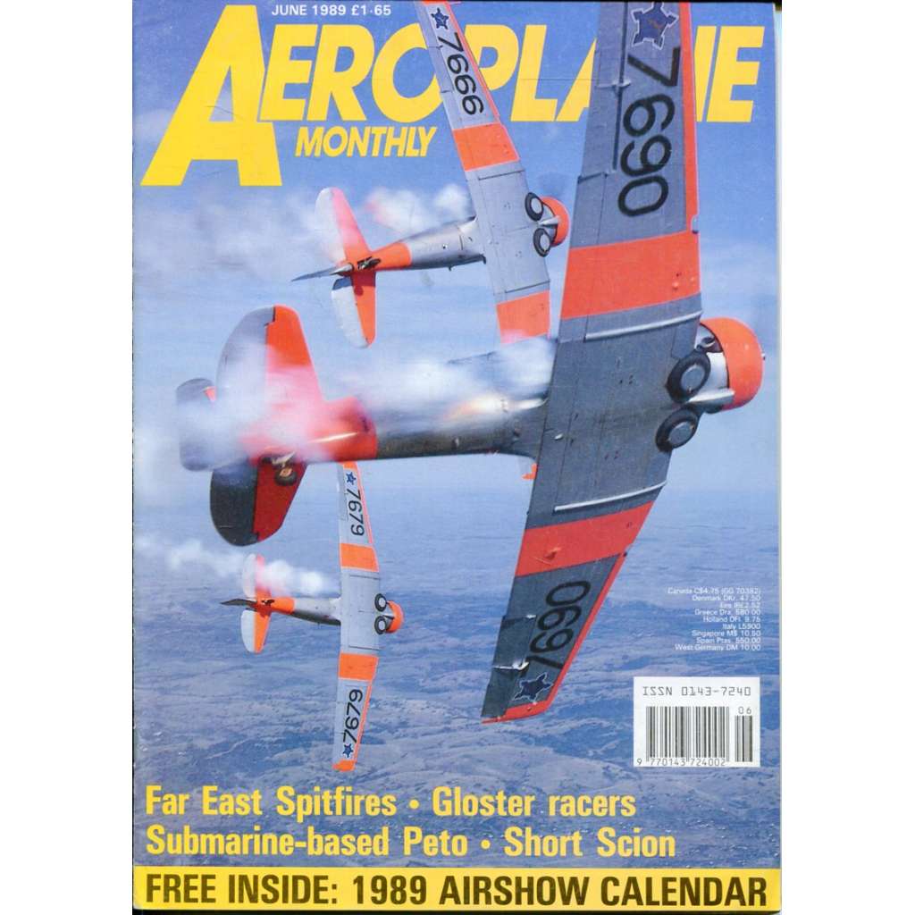 Aeroplane Monthly 6/1989, Vol. 17, No. 6, Issue No. 194 (letectví, letadla)