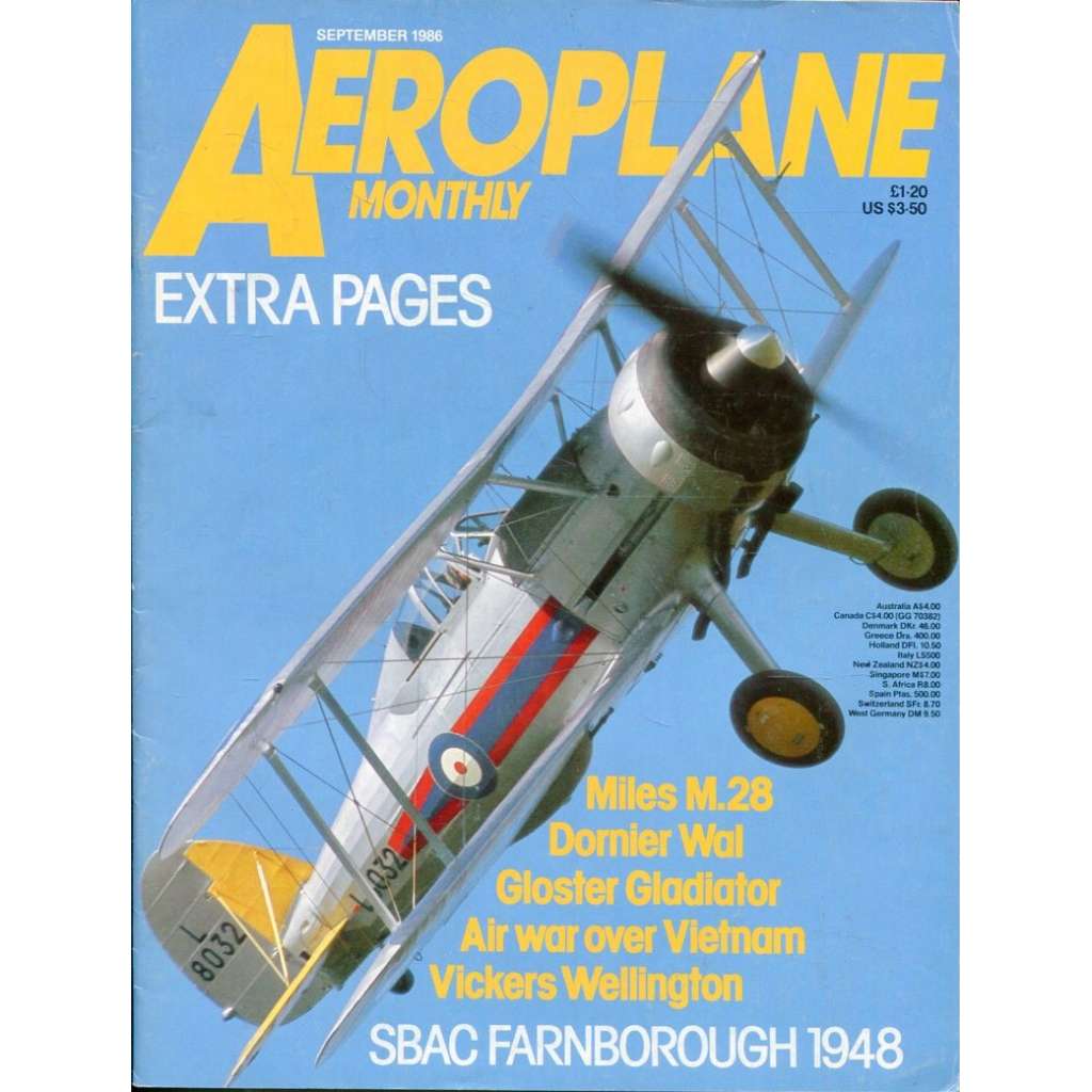 Aeroplane Monthly 9/1986, Vol. 14, No. 9, Issue No. 161 (letectví, letadla)
