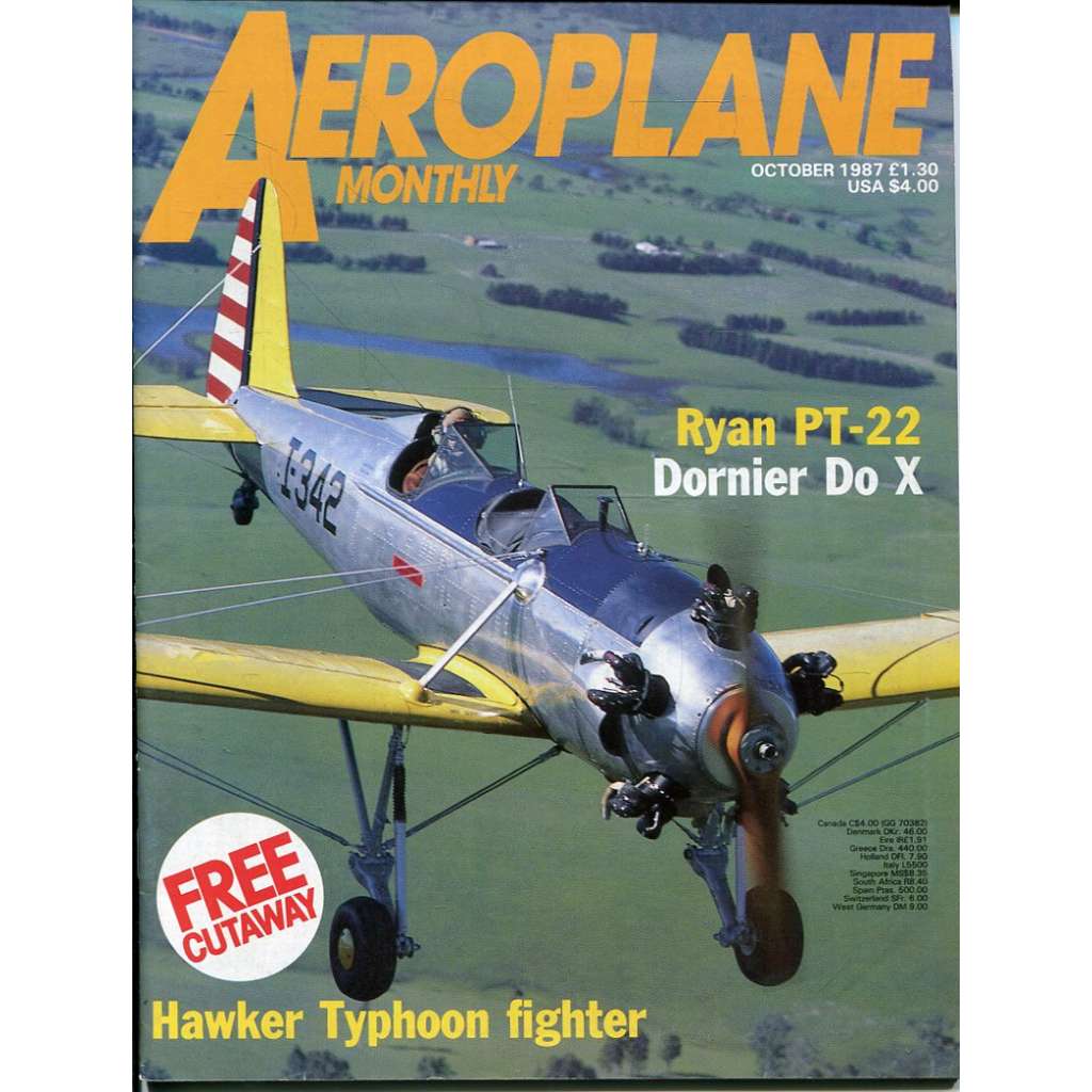 Aeroplane Monthly 10/1987, Vol. 15, No. 10, Issue No. 174 (letectví, letadla)