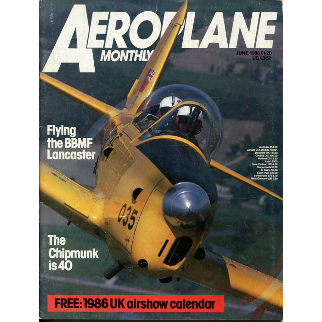 Aeroplane Monthly 6/1986, Vol. 14, No. 6, Issue No. 158 (letectví, letadla)