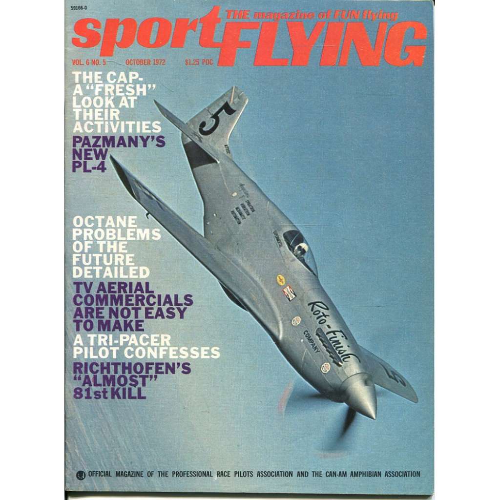 Sport Flying 10/1972, Vol. 6, No. 5 (letadla, letectví)