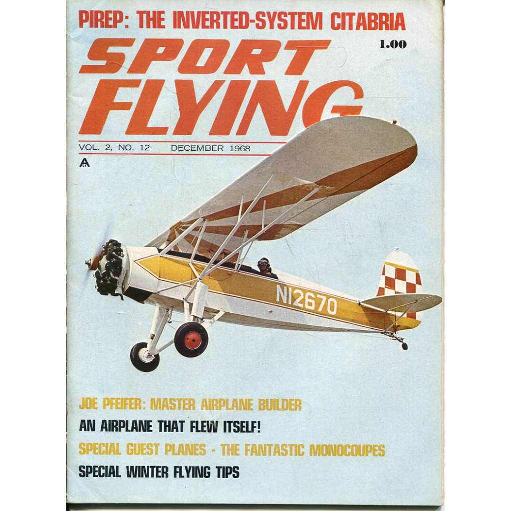 Sport Flying 12/1968, Vol. 2, No. 12 (letadla, letectví)
