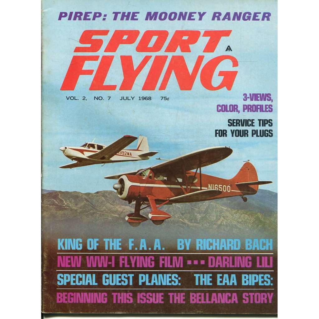 Sport Flying 7/1968, Vol. 2, No. 7 (letadla, letectví)