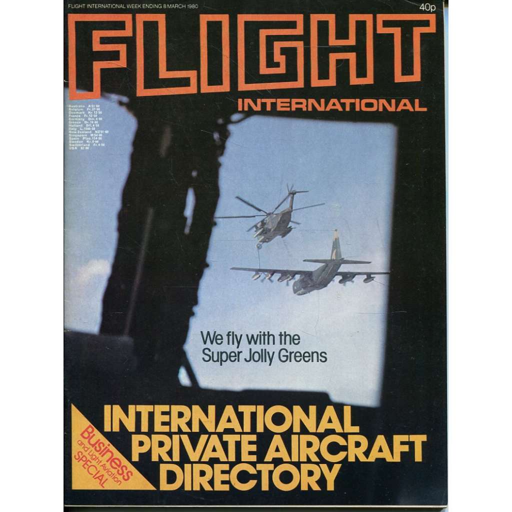 Flight International 8/3/1980, No. 3703, Vol. 117 (letadla, letectví)