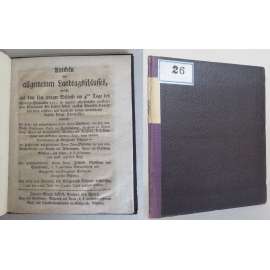 Artikeln des allgemeinen Landtagsschlusses, welche auf dem kön. prager Schlosse am 4ten Tage des Monats September 1791 vorgetragen ... (český zemský sněm)