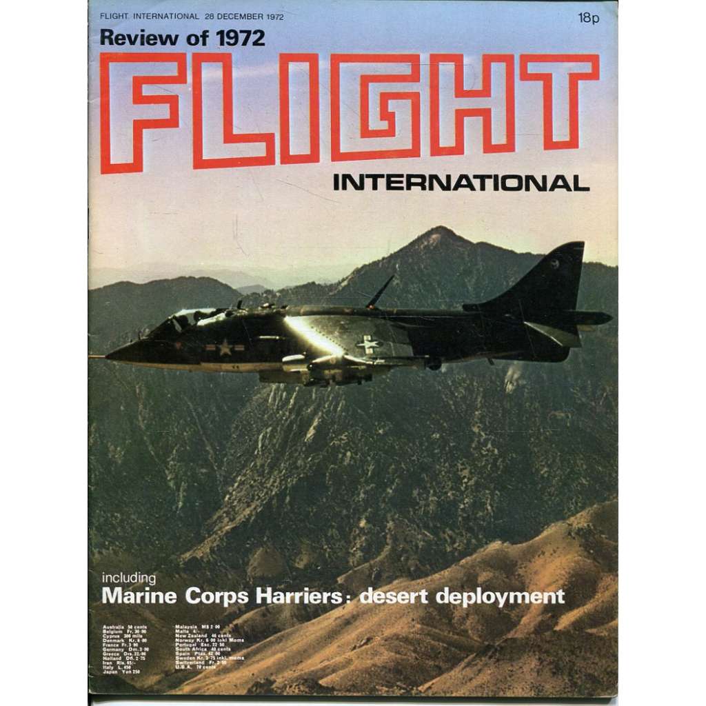 Flight International 28/12/1972, No. 3329, Vol. 102 (letadla, letectví)