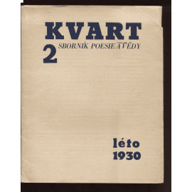 Kvart: Sborník poesie a vědy, 2/1930