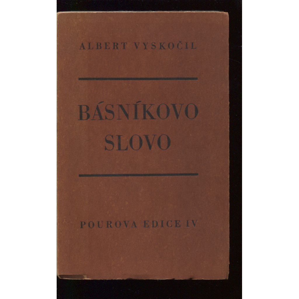 Básníkovo slovo