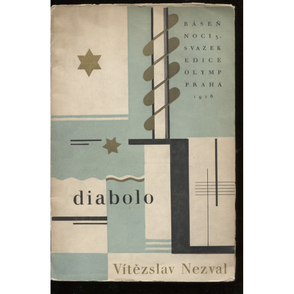 Diabolo. Báseň noci (obálka Vít Obrtel) - Vítězslav Nezval