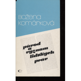 Původ a význam lidských práv (Cramerius, exil)