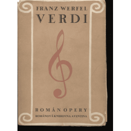 Verdi (Román opery), obálka Josef Čapek