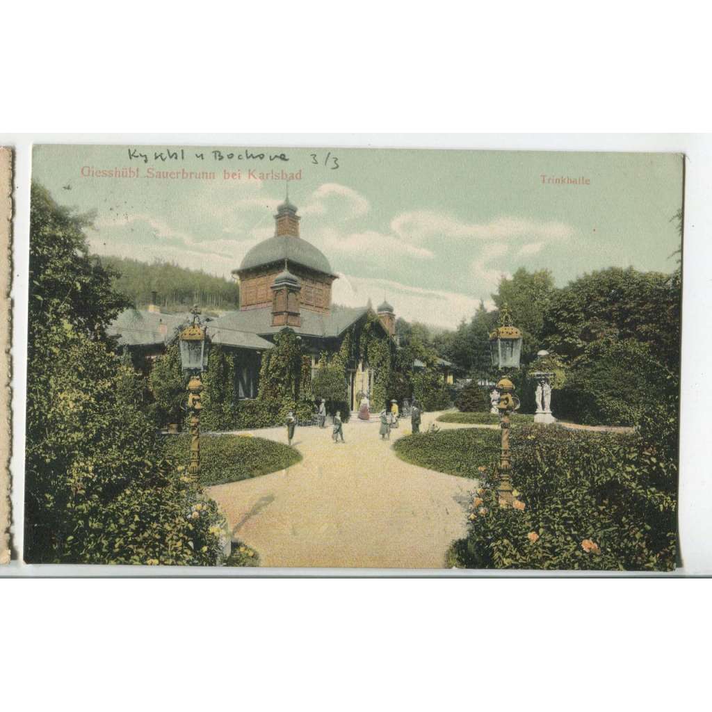 Kyselka Kysibl, Giesshubel, Karlovy Vary, lázně