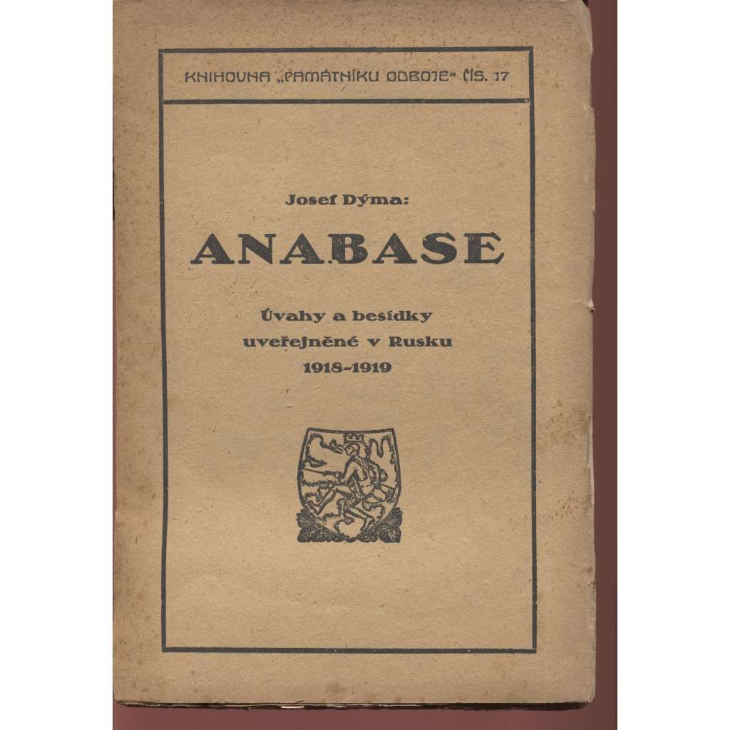 Anabase. Úvahy a besídky uveřejněné v Rusku 1918-1919