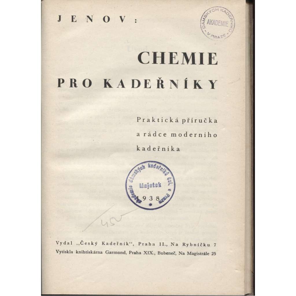 Chemie pro kadeřníky (kadeřnictví, móda)