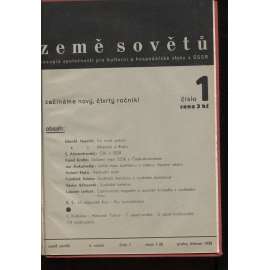 Země sovětů, ročník 4., 1935/1936 (Časopis společnosti pro kulturní a hospodářské styky s SSSR)