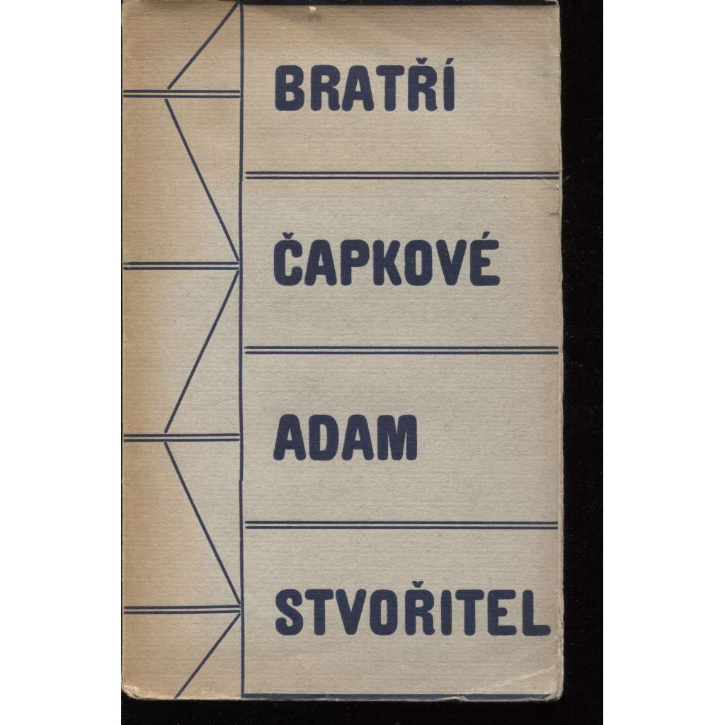 Adam stvořitel (obálka Josef Čapek)