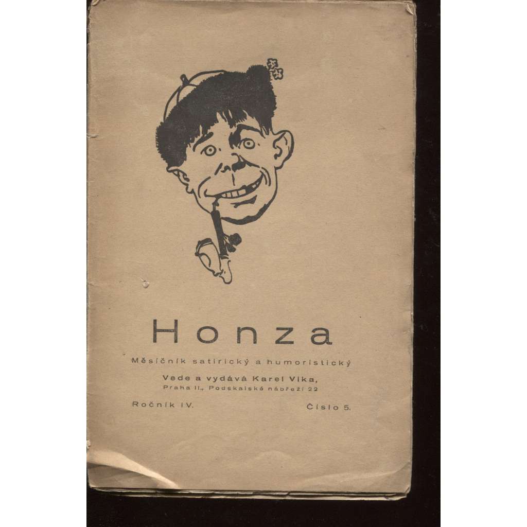 Honza, ročník IV., číslo 5. (1924)