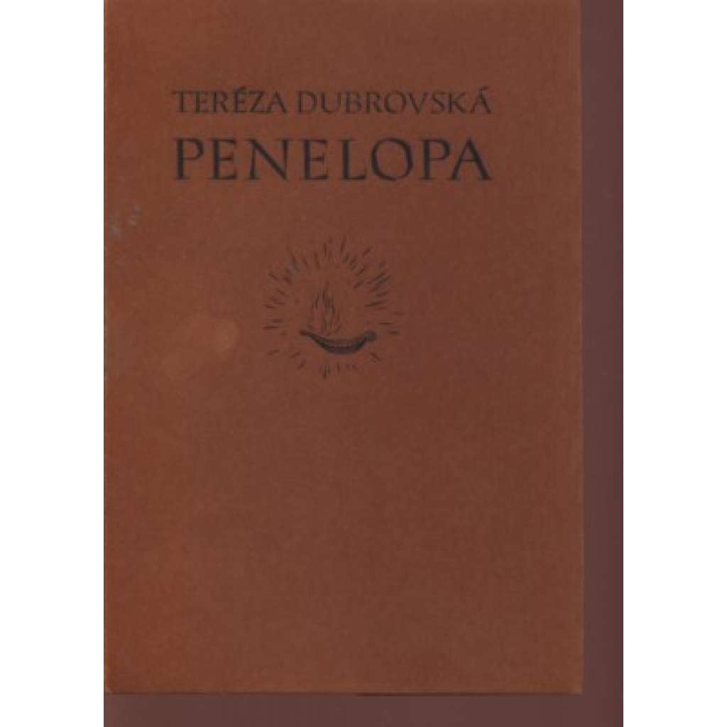 Penelopa (typografie Vojtěch Preissig, 1x grafika T. F. Šimon)