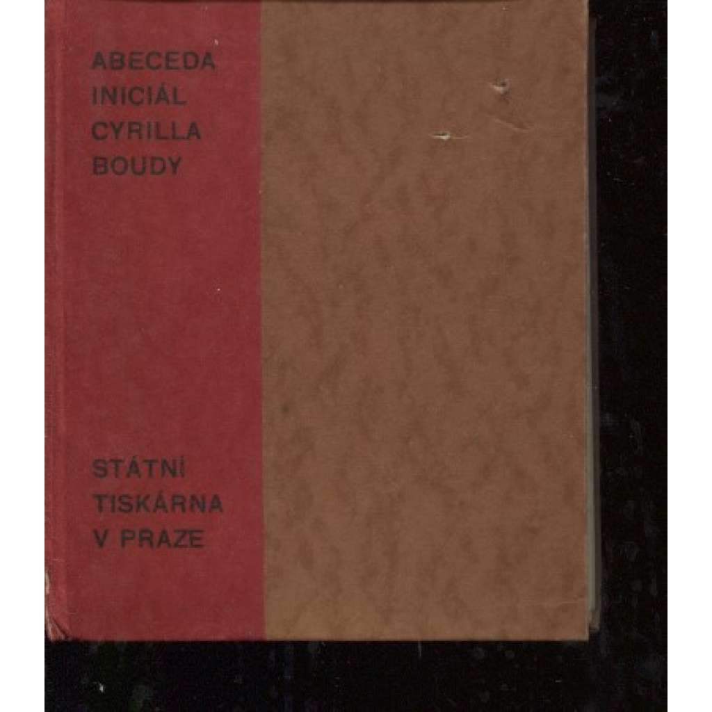 Abeceda iniciál Cyrilla Boudy (1929)