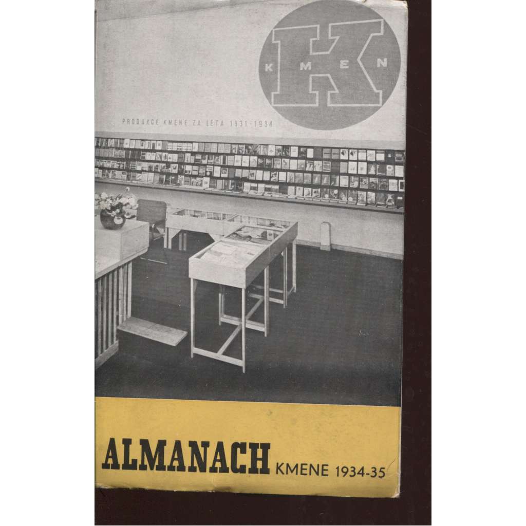 Almanach Kmene 1934-1935 (obálka Jaroslav Šváb)